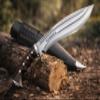 Gurkha Kukri Knife 10.5 Blade (16 Overall)  Iraqi Tactical Design, Hand Forged in Nepal, 5160 Carbon Steel, Full Tang Fixed Blade with Guard for Survival, Bushcraft & Heavy-Duty Outdoor Use view 2