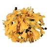 Metallic Cheerleader Cheerleading Pom Poms 6 inch 1 Pair 2 Pieces (Wet Yellow/Gold) view 1