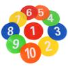 Flat Cone, Number Cones, Football Markers, Flat Disc Markers, Flat Discs Football Markers, Sturdy Football Training Equipment Signs Discs Signs Disc Markers Flat Cones Spot Markers (PV) view 1