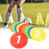 Flat Cone, Number Cones, Football Markers, Flat Disc Markers, Flat Discs Football Markers, Sturdy Football Training Equipment Signs Discs Signs Disc Markers Flat Cones Spot Markers (PV) view 4