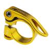 Bicycle Accessories Aluminium Quick Release Bike Seat Post Clamp Seatpost Skewer Bolt Mountain Road Bike Seat Tube Bicycle Repair Tools Bike Parts (Color : Gold) view 1