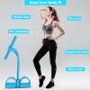 Multi-Function Tension Rope4 Tube Resistance Bands with HandlesSit Up Exercise Equipment Home Gym Tummy Trainer for Men Women(Blue) view 3