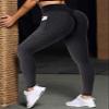 JGS1996 Scrunch Butt Lifting Leggings with Pockets for Women High Waisted Peach Lift Leggings Workout Yoga Pants view 3
