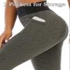 JGS1996 Scrunch Butt Lifting Leggings with Pockets for Women High Waisted Peach Lift Leggings Workout Yoga Pants view 4