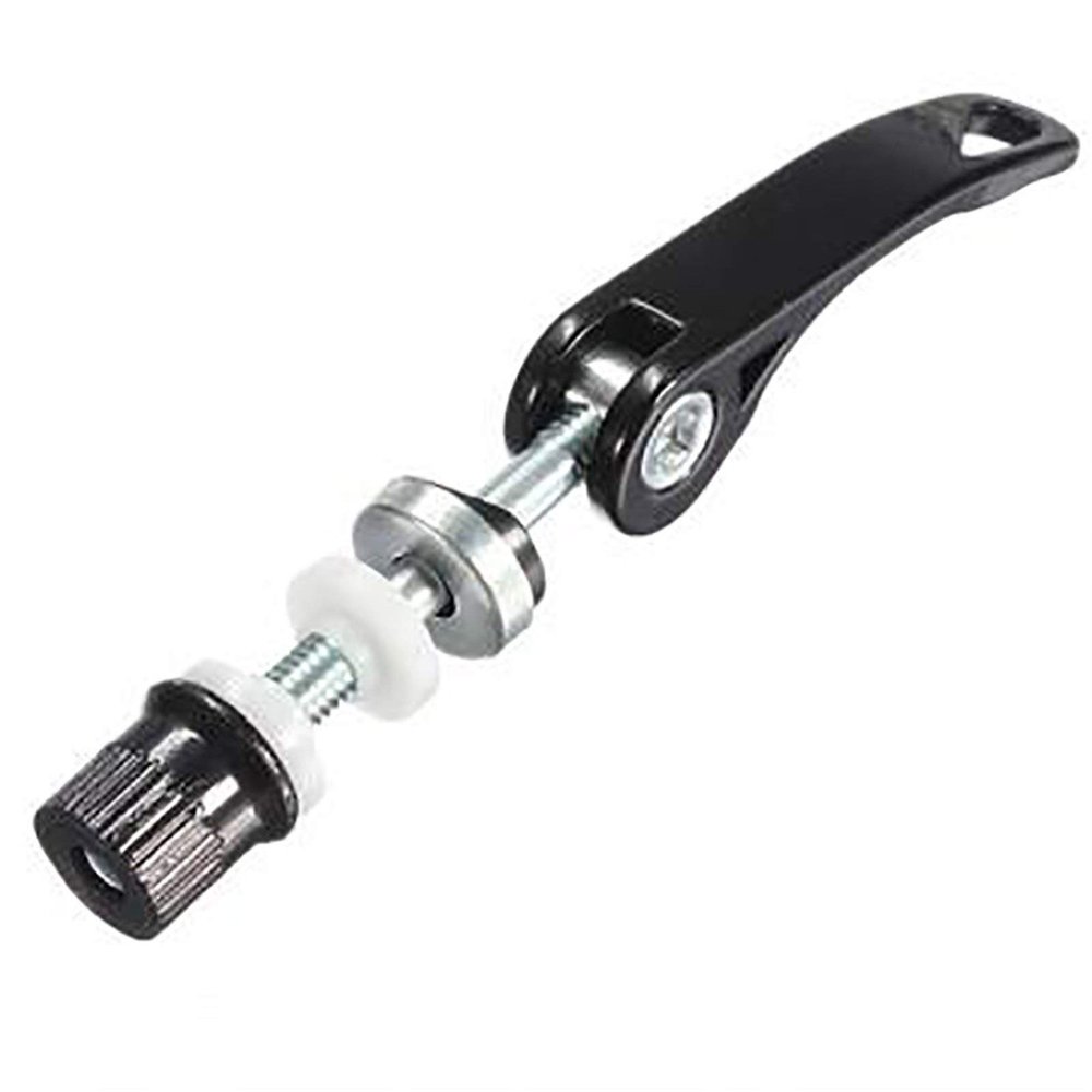 Bicycle Accessories Mountain Bike Seat Tube Clamp,Outdoor Bicycle Quick Release Aluminium Alloy Bike Seat Post Clamp Seatpost Skewer Bolt Bike Parts (Color : Black)