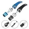 Bicycle Accessories Mountain Bike Seat Tube Clamp,Outdoor Bicycle Quick Release Aluminium Alloy Bike Seat Post Clamp Seatpost Skewer Bolt Bike Parts (Color : Black) view 2