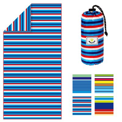 4Monster Microfiber Beach Towel Quick Dry,Super Absorbent Lightweight Travel Towel for Swimmers, Sand Free Camping Towel, Beach Towels for Pool,Swim,Water Sports,Yoga