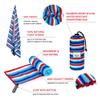 4Monster Microfiber Beach Towel Quick Dry,Super Absorbent Lightweight Travel Towel for Swimmers, Sand Free Camping Towel, Beach Towels for Pool,Swim,Water Sports,Yoga view 3