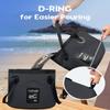 Luxtude Black Collapsible Bucket with Handle, 5 Gallon(20L), Portable & Ultra Lightweight Outdoor Basin Bucket, Folding Buckets for Fishing, Camping, Hiking view 3