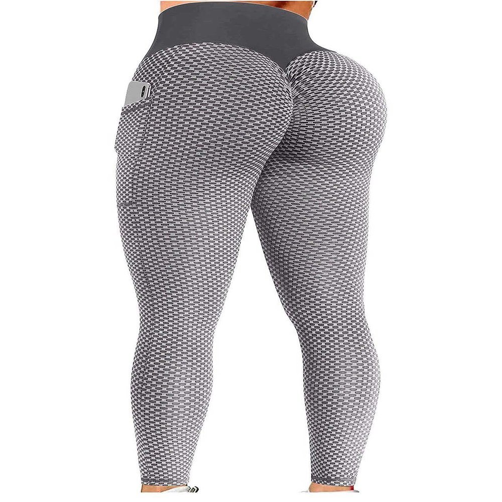 JGS1996 Scrunch Butt Lifting Leggings with Pockets for Women High Waisted Peach Lift Leggings Workout Yoga Pants
