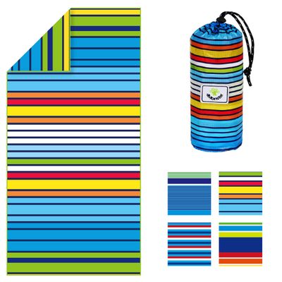 4Monster Microfiber Beach Towel Quick Dry,Super Absorbent Lightweight Travel Towel for Swimmers, Sand Free Camping Towel, Beach Towels for Pool,Swim,Water Sports,Yoga