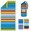 4Monster Microfiber Beach Towel Quick Dry,Super Absorbent Lightweight Travel Towel for Swimmers, Sand Free Camping Towel, Beach Towels for Pool,Swim,Water Sports,Yoga view 1