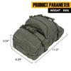 IDOGEAR Mini Tactical MOLLE Hydration Pack Water Reservoir Bag Outdoor Water Bladder Carrier Pack for Tactical Vest Backpack (Ranger Green) view 3
