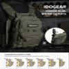 IDOGEAR Mini Tactical MOLLE Hydration Pack Water Reservoir Bag Outdoor Water Bladder Carrier Pack for Tactical Vest Backpack (Ranger Green) view 4