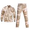 Outdoor Airsoft Gear Shooting Shirt Pants Set Battle Dress Uniform Tactical BDU Set Combat Clothing Camouflage Clothes - 3 Color Desert - L view 1