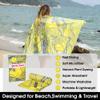 4Monster Microfiber Beach Towel Quick Dry,Super Absorbent Lightweight Travel Towel for Swimmers, Sand Free Camping Towel, Beach Towels for Pool,Swim,Water Sports,Yoga view 2