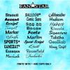 FAN STAR One Pair Adult Personalized Softball Knee High Socks Custom Tie Dyed Softball Socks with Name or Team Name view 3