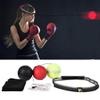 HURRISE Boxing Reflex Ball with Headband, Fight Ball React Training Equipment, Improve Hand Eye Coordination and Punching Speed, Includes 4 Spare Strings view 4