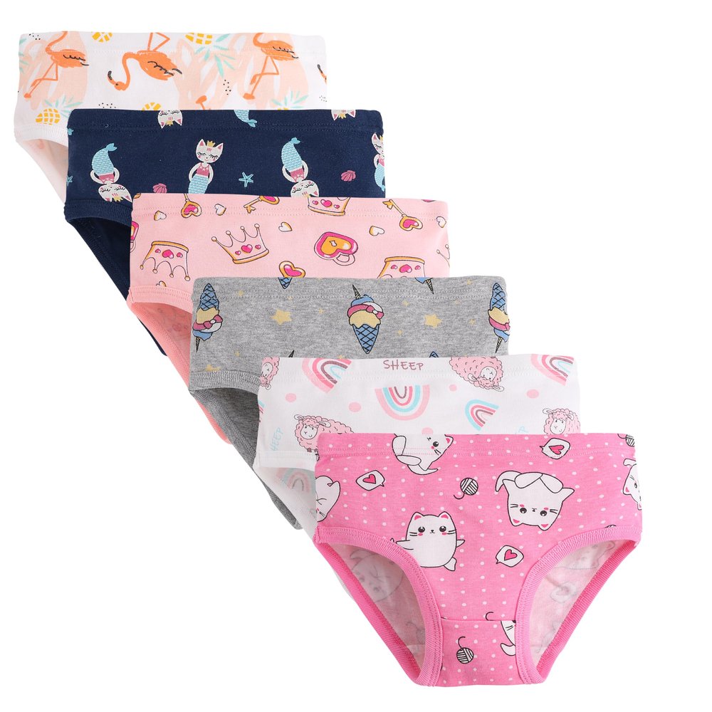 Boboking Girls Cotton Panties Little Girls' Underwear Toddler Briefs 2T