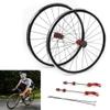 700C Road Bike Wheelset, Road Bike Bicycle Front Rear Wheel Aluminum Hub Brake C/V for Racing Accessories 7/8/9/10/11 Speed Freewheel view 4