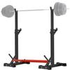 CANPA Adjustable Squat Rack Stand Multi-Function Barbell Rack Weight Lifting Gym Dumbbell Racks Home Gym Bench Press Rack Dumbbell Racks Stands 600Lbs Red view 1