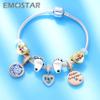 15 Years Old Anniversary Charms fits Pandora Bracelet, 18K Golden Number 15, 925 Sterling Silver Heart Necklace Pendant with CZ, Milestones 15th Birthday Gifts for Godmother/Wife view 4