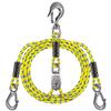 Dolibest 16ft Boat Tow Harness Boat Tow Ropes, Easy Connection w/ 3 Large Stainless Steel Hooks and Pully for Tow 1-4 Rider Towable Tube view 1