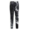 Kaerm Kids Girls Athletic Leggings Tie Dye Stretchy Workout Dance Jogger Pants Trousers Casual Activewear White&Black 1-2 view 2