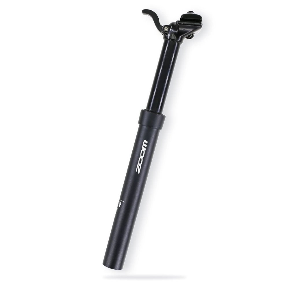 DJC Bike Dropper Seatpost Jump Seat Post 100mm Travel Manual Control Lever Height Adjustable Seatpost Hydraulic 375mm (30.9mm Diameter)