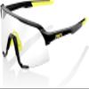 100% S3 Sport Performance Cycling Sunglasses (GLOSS BLACK - Photochromic Lens) view 1