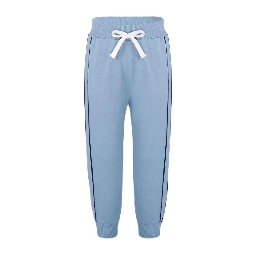 Kaerm Kids Boys Girls Casual Joggers Pants Athletic Workout Dance Drawstring Sport Trousers Sweatpants Light Blue 4-5