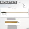 e5e10 33inch Wooden Arrows Handmade Archery Target Arrows with Field Points for Recurve Bow Longbow Hunting Practice with Turkey Feather Fletching 12PACK (Black) view 2
