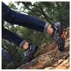 Mens Walking Shoes Lightweight Non-Slip Hiking Shoes Breathable Lace Up Trainers for Trekking Gym Runnin Black-EU40/US7.5 view 2