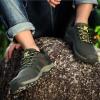 Men's Lightweight Walking Trainers Hiking Trekking Shoes Breathable Low Rise Outdoor Shoes Green-EU42/US8.5 view 4