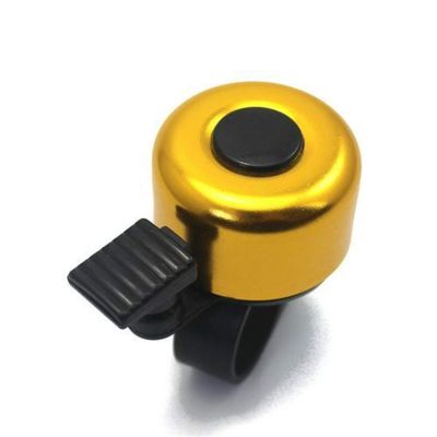 Bicycle Accessories Bicycle Bell Alloy Mountain Road Bike Horn Sound Alarm for Safety Cycling Handlebar Metal Ring Bicycle Bike Accessories Bike Parts (Color : Yellow)