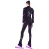 LIUHUO Figure Skating Spiral Jacket Pants Fleece Pants for Girls Black Pants for Women 8-10 Years view 2