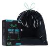 TRIPTIPS Portable Toilet Bags, 40 Count, 8 Gallon Capacity, Drawstring Design, No-Leakage Guarantee, Odor-Free, Universal Fit, Convenient for Camping, Traveling, Backpacking view 1