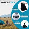 TRIPTIPS Portable Toilet Bags, 40 Count, 8 Gallon Capacity, Drawstring Design, No-Leakage Guarantee, Odor-Free, Universal Fit, Convenient for Camping, Traveling, Backpacking view 3