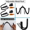 Flexible Adjustable Wall Hook Sword Hanger Display - Universal Holder for Sword, Dagger, Axe, Keyblade - Vertical/Horizontal Display - Sturdy Enough - 2 Pack view 2