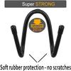 Flexible Adjustable Wall Hook Sword Hanger Display - Universal Holder for Sword, Dagger, Axe, Keyblade - Vertical/Horizontal Display - Sturdy Enough - 2 Pack view 3