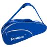 Tannius 3-5 Racket Tennis Bag, with Shoe & Phone Compartment and Protective Pad, Super Roomy and Lightweight Racquet Bag for Tennis, Badminton (Blue) view 1