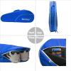 Tannius 3-5 Racket Tennis Bag, with Shoe & Phone Compartment and Protective Pad, Super Roomy and Lightweight Racquet Bag for Tennis, Badminton (Blue) view 3