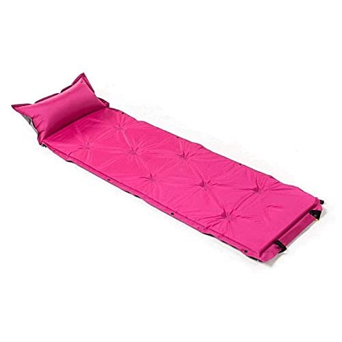 XIXIDIAN Sleeping Pad, Ultralight ompact Inflatable Air Mattress Lightweight Hiking, Backpacking, Outdoor & Travel Gear (Color : Pink)