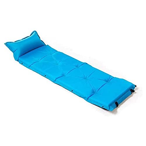 XIXIDIAN Sleeping Pad, Ultralight ompact Inflatable Air Mattress Lightweight Hiking, Backpacking, Outdoor & Travel Gear (Color : Blue)