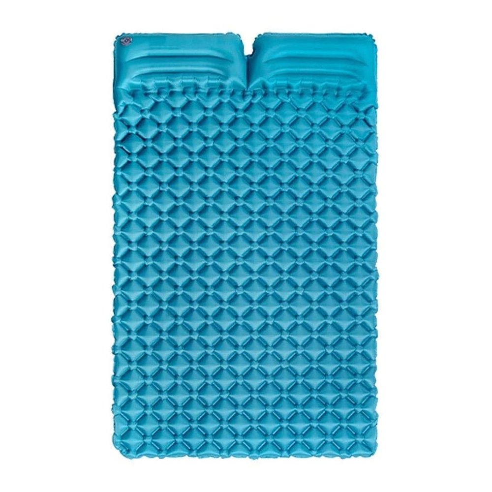 XIXIDIAN Double Sleeping Pad-Camping Sleeping Pad Compact and Very Lightweight Sleeping mat with Pillow. Great for Backpacking, Camping, Travelling