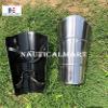 Nautical-Mart Medieval Knight 18 Gauge Steel Armour Greaves Leg Protector Leather Straps view 2