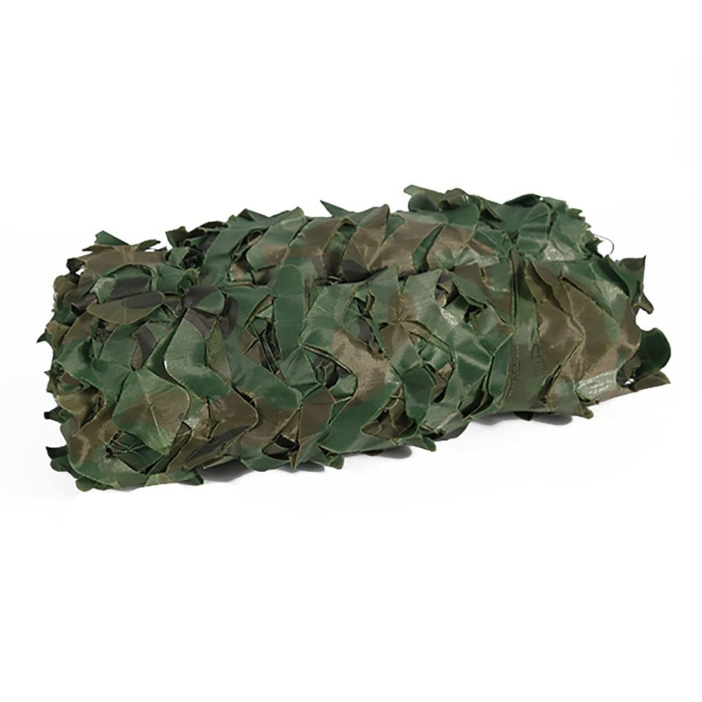 FMNV Camouflage Net, Woodland Camouflage Net Lightweight Durable Grid Camo Netting, for Camping, Backdrop Decoration, Shade, Hunting Shooting