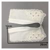 Embroidery ABS Pearl Three-Dimensional Flower Lace Collar DIY Polyester Button Fake Collar Decorative Dress Collar (Size : YL2110) view 2