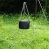 Campfire Grill, Detachable Portable Hard Alumina Foldable Dutch Oven Tripod, Adjustable for Outdoor Cooking Campfire Cooking Camping Hiking view 1