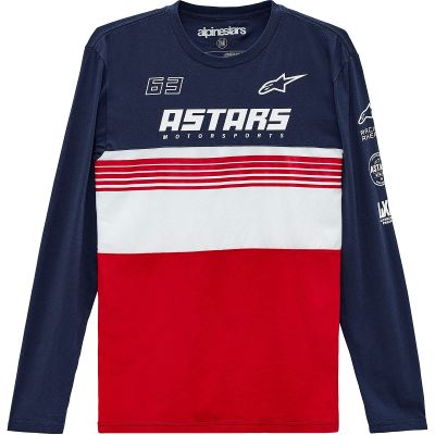 Alpinestars Men's Turbo Shirts,Navy/Red,X-Large